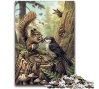 Puzzles pour Adultes 1000 pièces Moineaux et méduses pour 14 Ans et Plus Jeu de défi Unique Jeux en Famille Cadeaux d'anniversaire de Noël 50x75cm