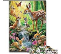 Puzzles pour Adultes, 1000 pièces, Monde Animal, Puzzles Difficiles pour Adultes, idéal pour Les Vacances ou Un Anniversaire, Jeu de fête, Jouet 26x38cm