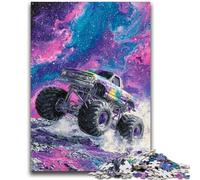 Puzzles pour Adultes 1000 pièces Monster Truck Aidez Le Cerveau à exercer des Jouets addictifs pour cultiver la Patience Interaction Parent-Enfant 50x75cm
