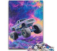 Puzzles pour Adultes 1000 pièces Monster Truck, Jeu Stimulant et Jeu Familial, décoration Murale, Cadeaux d'anniversaire et de Noël Uniques 26x38cm
