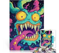 Puzzles pour Adultes 1000 pièces Monstre Cosmique Séjour Anti-Stress pour Tuer Le Temps est idéal comme Cadeau pour Toute la Famille 75x50cm