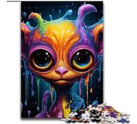 Puzzles pour Adultes 1000 pièces Monstre d'art coloré Puzzles pour Adultes, 1000 pièces, ce Qui en Fait Un Excellent Cadeau pour s'amuser en Famille (Taille 50x75cm)