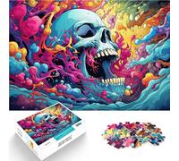 Puzzles pour Adultes 1000 pièces Monstre sur Un défi éducatif coloré 26x38cm Cadeau d'anniversaire Cadeaux Art Mural pour Adolescent 14 Ans et Plus