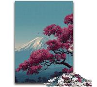 Puzzles pour Adultes 1000 pièces Mont Fuji, Japon, à partir de 14 Ans Chaque pièce est Unique Un Jeu Amusant et Stimulant pour Toute la Famille 26x38cm