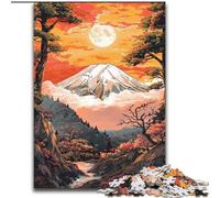 Puzzles pour Adultes 1000 pièces Mont Fuji, Jouet éducatif et décompressant, idéal comme Cadeau pour Toute la Famille (Taille 26x38cm)
