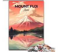 Puzzles pour Adultes 1000 pièces Mont Fuji, Jouets éducatifs, Jeux Anti-Stress, Amour Entre Couples, 26x38cm