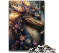 Puzzles pour Adultes 1000 pièces, Montagnes aquarelles, Anti-Stress, défi Difficile, idéal comme Cadeau pour Toute la Famille, 38x26cm