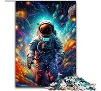 Puzzles pour Adultes, 1000 pièces, Motif astronautes artistiques, idéal pour Les Amoureux, pour Noël, Le Nouvel an ou la Saint-Valentin (Taille : 50x75cm)