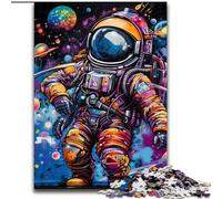 Puzzles pour Adultes, 1000 pièces, Motif astronautes artistiques, idéal pour Les Amoureux, pour Noël, Le Nouvel an ou la Saint-Valentin (Taille : 50x75cm)