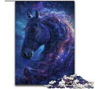 Puzzles pour Adultes, 1000 pièces, Motif Cheval coloré, idéal pour la décoration de la Maison, du Salon ou du Bureau (Taille : 26x38cm)