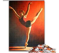 Puzzles pour Adultes, 1000 pièces, Motif Danseuse, idéal pour Les Adolescents, pour créer des Liens familiaux, stimuler l'esprit et créer Une décoration d'intérieur à Faire soi-même (Taille 26x38cm)