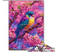 Puzzles pour Adultes, 1000 pièces, Motif Fleurs et moineaux, Jeu interactif Familial, décoration d'intérieur à Faire soi-même, défi cérébral, Cadeau 50x75cm