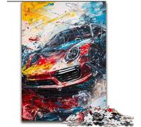 Puzzles pour Adultes 1000 pièces, Motif Graffiti de Voiture de Sport, Parfaits pour Les Adolescents, Les Liens familiaux, Les Casse-têtes et Les décorations d'intérieur DIY (Taille 26x38cm)