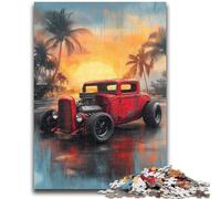 Puzzles pour Adultes 1000 pièces, Motif Lapin Fleuri, pour Adolescents, Jeux éducatifs, décoration d'intérieur, Cadeau d'anniversaire, Art Mural (75x50cm)