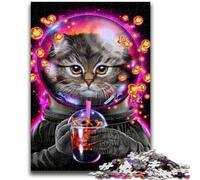 Puzzles pour Adultes 1000 pièces Motif léopard Tendance Stimule Le Cerveau Jouets addictifs pour cultiver la Patience Convient aux Couples 38x26cm