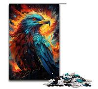 Puzzles pour Adultes 1000 pièces Motif Oiseaux Arc-en-Ciel psychédéliques colorés Jouets Amusants 1000 pièces (75 x 50 cm)