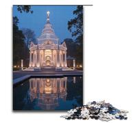 Puzzles pour Adultes 1000 pièces Motif Palais de Cristal Assemblage Aide Le Cerveau à exercer Jouets addictifs pour cultiver la Patience 1000 pièces (38 x 26 cm)