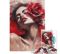 Puzzles pour Adultes 1000 pièces Murmure de Romance Puzzles 1000 pièces Jouets Anti-Stress Vacances à la Maison Passer Le Temps Amusement en Famille et soirée Jeux (38x52cm)