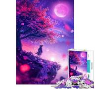 Puzzles pour Adultes 1000 pièces Murmures au Clair de Lune Jeux relaxants Défi d'intelligence cérébrale Jouet addictif Cadeau Amusant Défi Difficile (Taille 38x52cm)