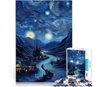 Puzzles pour Adultes 1000 pièces Murmures Silencieux de Neige Séjour Anti-Stress pour Tuer Le Temps Super Cadeau 52x38cm