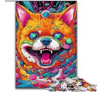 Puzzles pour Adultes 1000 pièces Mutant Corgi Jigsaw Adult Game Gift Family Interactive Game Brain Challenge Gift (Taille : 50x75cm)