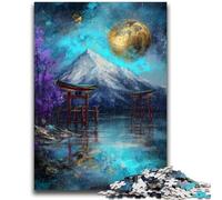 Puzzles pour Adultes 1000 pièces Mystérieuse Porte Torii, Jeu Stimulant et Jeu Familial, Cadeaux du Père Noël Secret 50x75cm