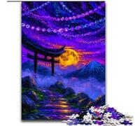 Puzzles pour Adultes 1000 pièces Mystérieuse Porte Torii, Jouets éducatifs et éducatifs, Cadeaux d'anniversaire Uniques pour Les 14 Ans et Plus (Taille 26x38cm)
