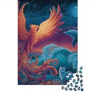 Puzzles pour Adultes 1000 Pièces Mythical Creatures Ocean Scene Puzzle Adulte Jeu Manuel Cadeau pour Femmes pour Anniversaire, Noël 70x50cm/1000pcs