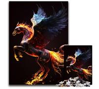 Puzzles pour Adultes 1000 pièces Mythologie du Cheval Phénix Puzzles stimulants Idéal pour Les Adolescents Collectionneurs Cadeau de Voyage Activité familiale 1000 pièces (38 x 26 cm)