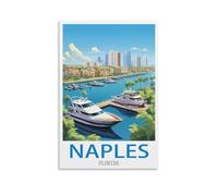 Puzzles pour Adultes 1000 pièces Naples Floride Impossible Difficile Amusant Puzzles de 1000 pièces pour Adultes 70 * 50cm