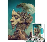 Puzzles pour Adultes 1000 pièces Nature Être Difficile et Défi Jeu Amusant et Difficile pour Les 14 Ans et Plus (38x52cm)