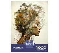 Puzzles pour Adultes 1000 Pièces Nature's Connection Tree Artwork Puzzles pour Adolescents Anti-Stress Défi Éducatif Cadeaux De Noël Et d'anniversaire 52x38cm/1000pcs