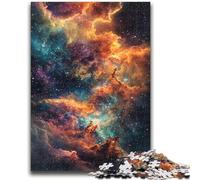 Puzzles pour Adultes 1000 pièces Nébuleuse Cosmique Jouets Jeux éducatifs Soulagement du Stress Convient pour la décoration de Bureau 26x38cm