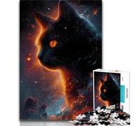 Puzzles pour Adultes 1000 pièces Nébuleuse du Chat Noir, Jeux éducatifs, décoration d'intérieur, Cadeau d'anniversaire, Cadeaux, Art Mural (38x26cm)
