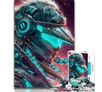 Puzzles pour Adultes 1000 pièces Neon Warriors Puzzle 1000 pièces Staycation Kill Time avec Affiche et fiche de Questions Assorties 26x38cm