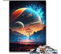 Puzzles pour Adultes 1000 pièces New Earth Universe Cosmos, Jeu intellectuel éléphant, Cadeau d'anniversaire, décoration Murale pour Les 14 Ans et Plus (Taille 26x38cm)