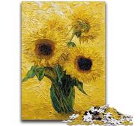 Puzzles pour Adultes 1000 pièces Night Sky Tournesols la Nuit Puzzle 1000 pièces, Jeu Stimulant, idéal comme Cadeau pour Toute la Famille (26x38cm)