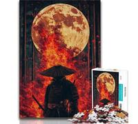 Puzzles pour Adultes 1000 pièces Ninja sous la Lune, Aide Le Cerveau à exercer des Jouets addictifs pour cultiver la Patience, décoration Parfaite (38x26cm)