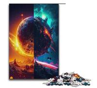 Puzzles pour Adultes 1000 pièces Nouveaux Mondes Puzzles Jeu Jouets Amusants 1000 pièces (38 x 26 cm)