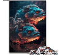 Puzzles pour Adultes 1000 pièces Nuage de rêve Poissons Puzzle pour Les Adolescents, Les Couples et Les Amis pour Les Anniversaires, Noël (Taille : 50x75cm)