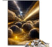 Puzzles pour Adultes 1000 pièces Nuages de rêve colorés en Bois, pour Les 14 Ans et Plus 50x75cm. Un Casse-tête Stimulant - Jouet Relaxant pour Adolescents