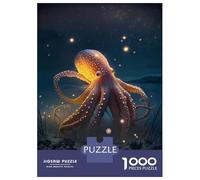Puzzles pour Adultes 1000 Pièces Octopus Fantasy Genre Puzzles pour Adultes - Jeu De Réflexion, Analyse Et Logique - Cadeaux d'anniversaire Et De Noël Uniques 70x50cm/1000pcs