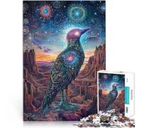 Puzzles pour Adultes 1000 pièces Oiseau coloré Difficile à réaliser mais Amusant et Humoristique Super Cadeau 38x26cm