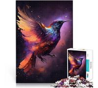 Puzzles pour Adultes 1000 pièces Oiseau de la Galaxie colorée pour Le Jeu éducatif Challenge Toy Cadeau Amusant 38x26cm