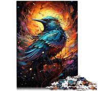 Puzzles pour Adultes 1000 pièces Oiseau Décoration de la Maison Puzzles 26x38cm Soulagement du Stress Staycation Tuer Le Temps pour Adolescent Âge 14+