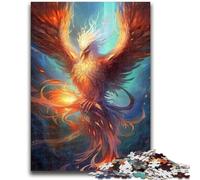 Puzzles pour Adultes 1000 pièces Oiseau Phénix coloré Jeux éducatifs Jeu éducatif pour Anniversaire, Noël pour et 14 Ans 50x75cm