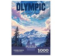 Puzzles pour Adultes 1000 Pièces Olympic National Park USA Puzzle Jeux Relaxants Difficile, Difficile, Stimulant À Terminer 38x26cm/1000pcs