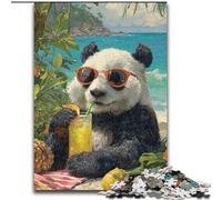 Puzzles pour Adultes 1000 pièces Panda, Éléphant, Jeu intellectuel, Cadeau d'anniversaire, Décoration Murale pour 14 Ans et Plus (Taille 50x75cm)