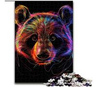 Puzzles pour Adultes, 1000 pièces Panda Neon Jigsaw pour Adolescents, Jeux éducatifs familiaux, décoration de la Maison, Cadeau (Taille : 50x75cm)