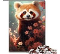 Puzzles pour Adultes 1000 pièces Panda Roux, Jeu interactif en Famille, pour Les fêtes, Jeu d'activités familiales (Taille : 50x75cm)